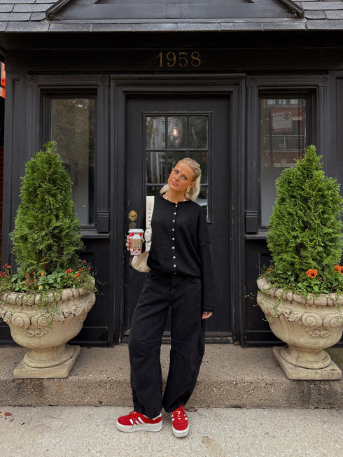 Coco Cutie Cardigan // Black